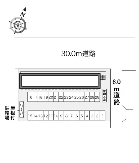 ★手数料０円★福岡市博多区浦田２丁目 月極駐車場